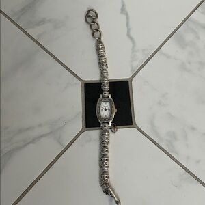 Brighton sterling Silver Women's Watch with Heart Charm